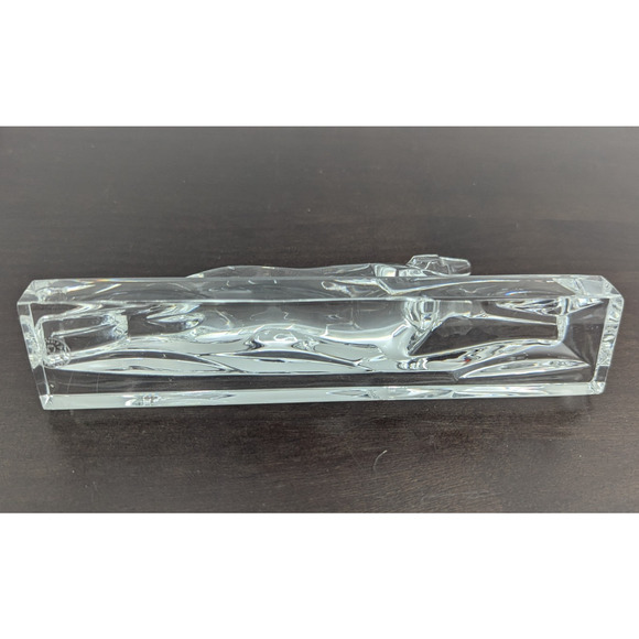 Baccarat Crystal Greyhound Dog Figurine Paperweight France 7-1/4" - Picture 9 of 11